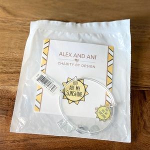 NWT Alex and Ani ‘You Are My Sunshine’ bracelet